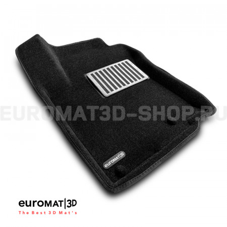 Текстильные 3D коврики Euromat3D Lux в салон для Lexus GX460 (2010-2014) № EM3D-005115