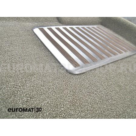 Текстильные 3D коврики Euromat3D Lux в салон для Porsche Cayenne (2002-2009) № EM3D-004100T Бежевые Текстильные 3D коврики Euromat3D Lux в салон для Porsche Cayenne (2002-2009) № EM3D-004100T Бежевые