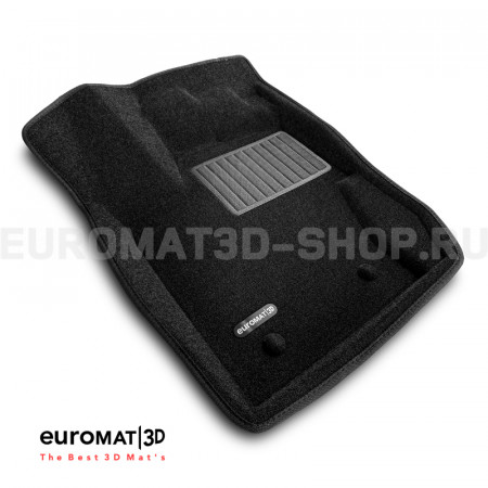 Текстильные 3D коврики Euromat3D Business в салон для Lada Largus № EMC3D-004200